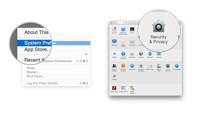 System Preferences -> Security & Privacy
