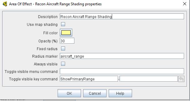 D. Prototype Recon Aircraft Range Shading